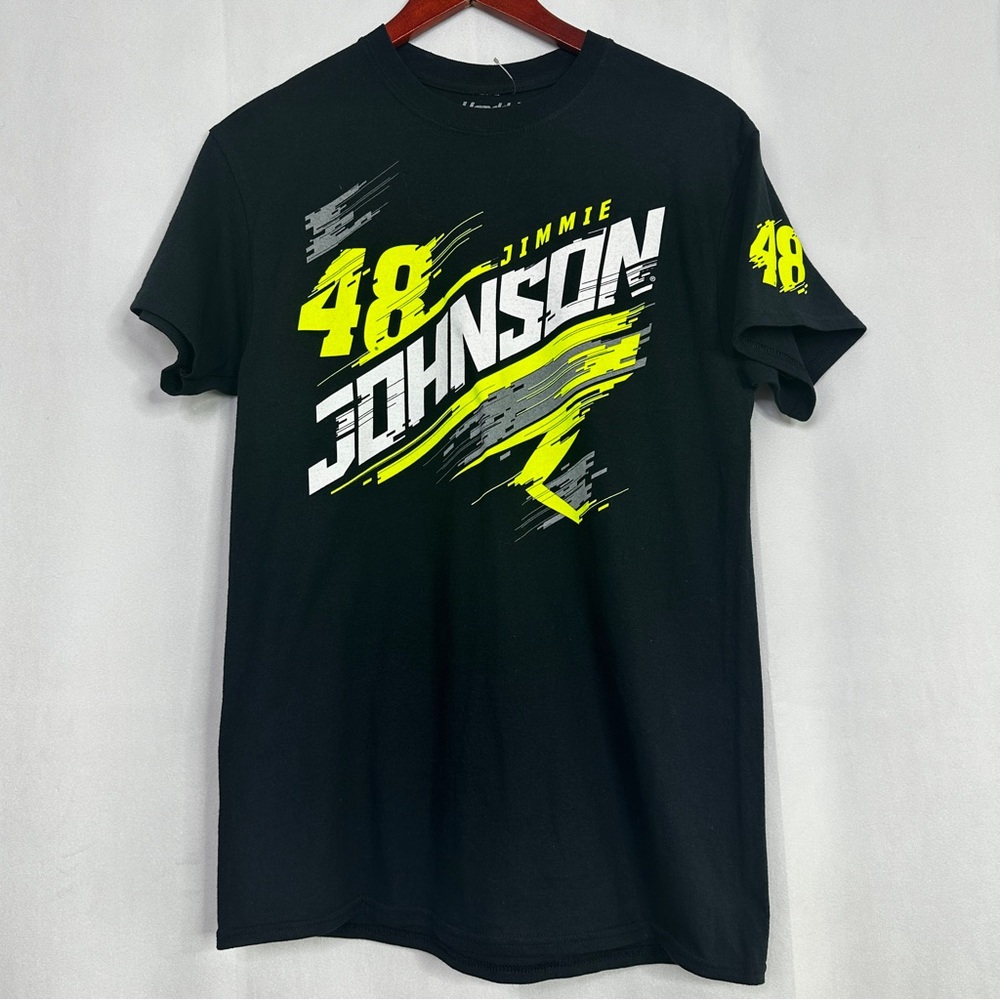 Hendrick Motorsports Jimmie Johnson Shirt Mens Nascar Nascar Medium Black Neon
